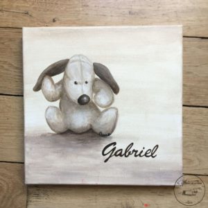 Chiot « Gabriel » 20×20