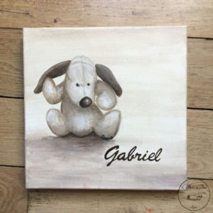 Chiot “Gabriel” 20×20