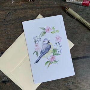 Carte postale mésange