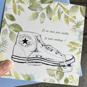 Carte Converse Carrée