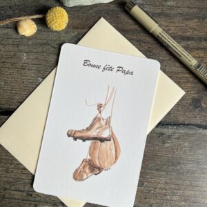Carte « bonne fête Papa » Boxe