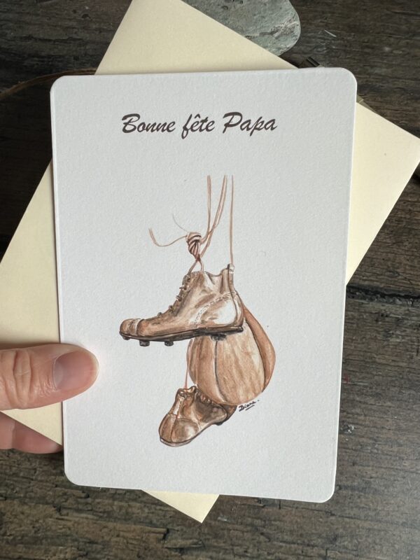 Carte "bonne fête Papa" Boxe – Image 3