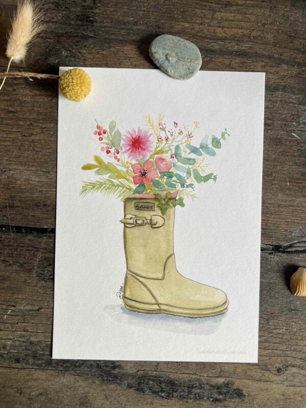 Affiche Botte Fleurie