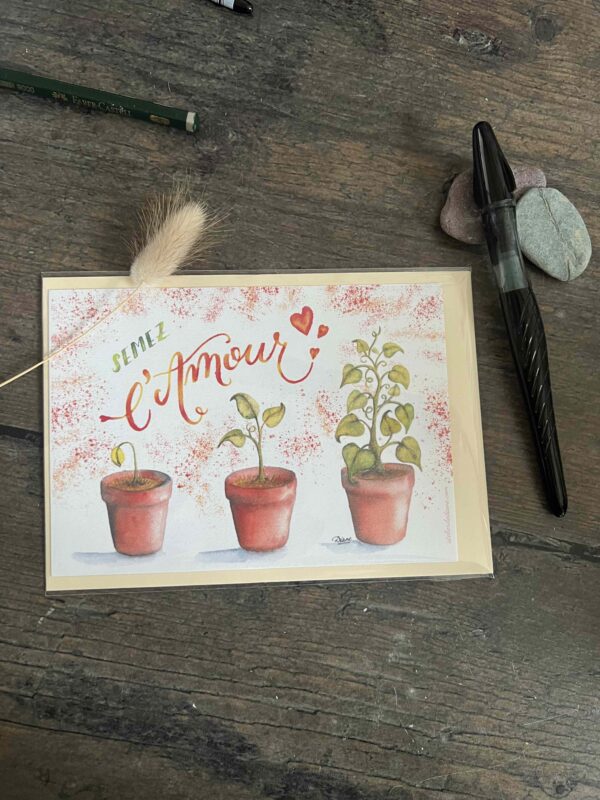 Carte "Semez l'Amour"