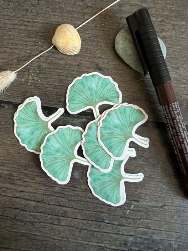 Stickers découpés à la forme d'après mon aquarelle originale