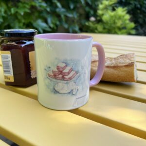 Mug Ange au Sourire/Biscuits roses