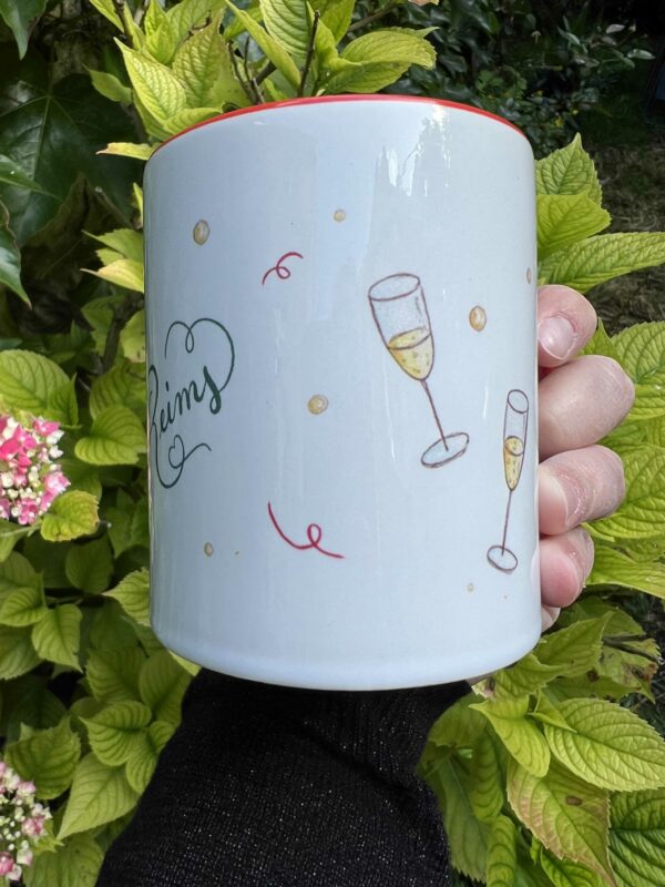 Mug Bouteille et flûtes – Image 3