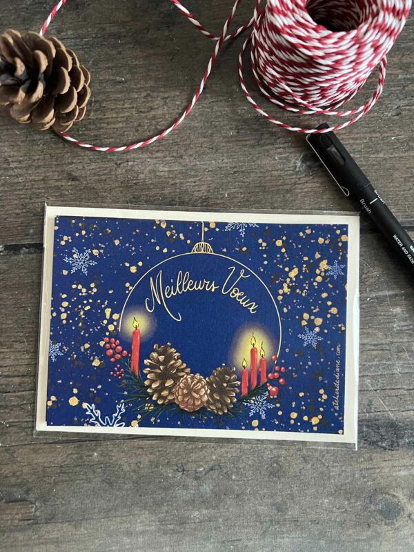 Lot de 5 Cartes de Voeux Panachées – Image 2